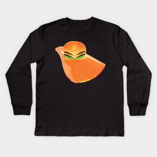 hamburger Kids Long Sleeve T-Shirt